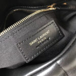 Saint Laurent Loulou Puffer Small Bag In Quilted Lambskin Black